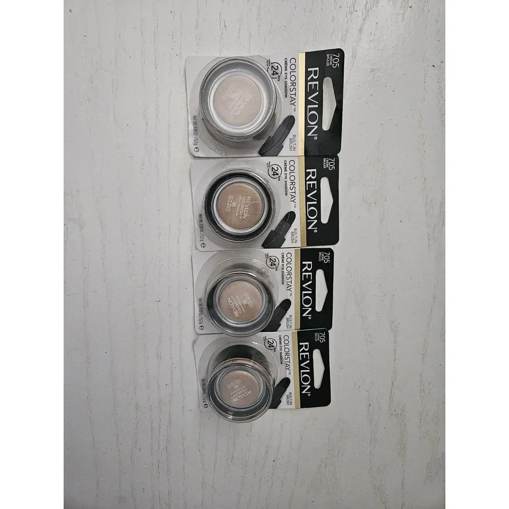 Revlon Colorstay Creme‎ Eyeshadow BUILT IN BRUSH 705 CREME BRULEE Lot 2017 New
